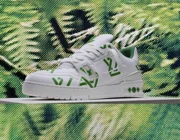 90% Louis Vuitton LV Trainer phiên bản mới được làm từ vật liệu tái chế