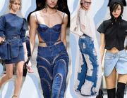 Thời trang denim đang làm mưa làm gió tại Tuần lễ thời trang Paris