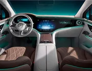 Mercedes-Benz EQE SUV lộ ảnh nội thất trước khi ra mắt