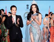 Hoa hậu Hoàn vũ Việt Nam 2022 Ngọc Châu đảm nhận vai trò vedette cho NTK Hoàng Hải