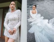 Hoa hậu Ngọc Châu hóa cô dâu trong BST “Love No.2” - NTK Lê Thanh Hòa