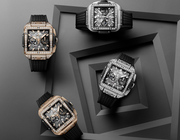 Nghệ thuật kết hợp đá quý giúp đồng hồ Hublot Square Bang Unico đắt đỏ