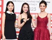 Dàn người đẹp rạng rỡ tại họp báo Tiền Phong Golf Championship năm 2023