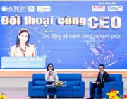 Doanh nhân Lê Hồng Thuỷ Tiên tham gia chương trình Đối thoại cùng CEO tại HUTECH