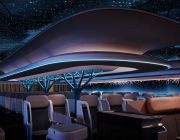 Airspace Cabin Vision 2035+ máy bay với trần cabin trong suốt