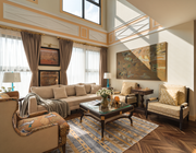 Chi 3 tỷ đồng làm nội thất căn duplex theo tinh thần Ralph Lauren