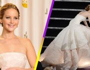 Jennifer Lawrence và cú ngã viral trên chiếc váy trăm tỷ 10 năm trước