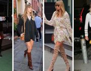 Học cách Taylor Swift phối đồ với boots cao cổ giúp cô 'hack dáng'