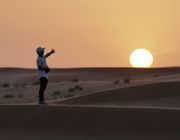 Hoàng hôn trên sa mạc Dubai