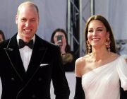 Vợ chồng Công nương Kate mặc đồng điệu ở BAFTA