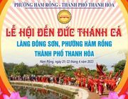 Tp Thanh Hoá: Độc đáo lễ hội đền Đức Thánh Cả làng Đông Sơn, phường Hàm Rồng