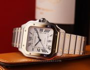 Review đồng hồ Cartier Santos De Cartier W2SA0006