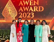 Bà Lê Hồng Thuỷ Tiên nhận giải Nữ doanh nhân ASEAN tại AWEN AWARD 2023