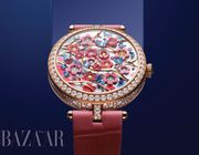 Xem giờ bằng cách đếm hoa nở với đồng hồ Lady Arpels Heures Florales