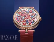 Xem giờ bằng cách đếm hoa nở với đồng hồ Lady Arpels Heures Florales
