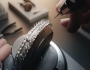 1.000 viên kim cương đính trên bộ máy cơ khí nhỏ nhất thế giới