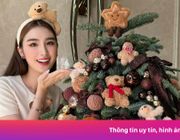 Dùng bộ Labubu, Molly 60 triệu đồng để treo cây thông Noel
