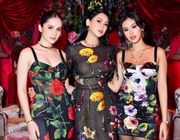 Tiên Nguyễn cùng mẹ chúc mừng doanh nhân Dương Quốc Nam