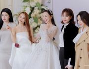 Lễ cưới diễn viên Kim Oanh: Nhã Phương - Lê Giang và dàn sao đổ bộ, cô dâu diện váy cưới 600 triệu