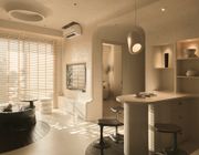 Căn hộ 79 m2 sơn hiệu ứng 70% diện tích để giống hang tự nhiên