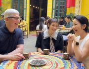 Tìm danh tính quán cà phê trứng CEO Tim Cook ngồi uống với Mỹ Linh