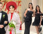 Khách dự đám cưới Minh Tú: Mặc nhiều đồ nội địa, đeo túi hơn 100 triệu đồng