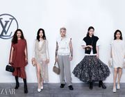 Amber, Lưu Diệc Phi, Châu Đông Vũ lên đồ vị lai khi dự show Louis Vuitton ở Thượng Hải