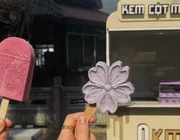 Món kem 'cột mốc Km số 0' vừa xuất hiện đã gây sốt ở Hà Giang
