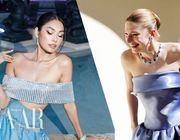 Thảo Nhi Lê,và sao Euphoria Hunter Schafer lăng xê đầm sóng nước tại Cannes