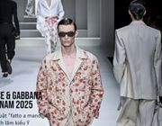 BST Dolce & Gabbana Xuân Hè Nam 2025: Mượn kỹ thuật "fatto a mano" để mô tả nét lịch lãm kiểu Ý