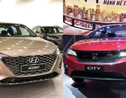 Khác biệt giữa Honda City RS và Hyundai Accent 2024 1.5 AT Cao cấp