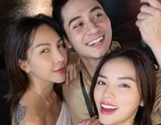 Kỳ Duyên và Minh Triệu chúc mừng học trò trở thành nam vương
