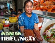 Độc đáo tiệm ăn sáng 7 ngày 7 món khác nhau: Mỗi ngày bán khoảng 400 bát, đông khách đến nỗi con gái nghỉ làm ngân hàng để phụ mẹ