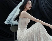 Lan Ngọc tung ảnh mặc váy cưới hậu du học