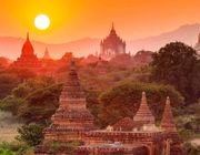 Ngắm khoảnh khắc bình minh rực rỡ nhất tại thành phố cổ Bagan