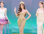Lê Hoàng Phương, Lương Linh, Thùy Tiên mỗi người một vẻ tại buổi công bố vương miện Miss Grand Vietnam 2024