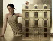 Địch Lệ Nhiệt Ba, nữ thần vàng ròng trong Dior Haute Couture