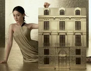 Địch Lệ Nhiệt Ba, nữ thần vàng ròng trong Dior Haute Couture