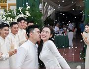 Hình ảnh lễ ăn hỏi của Đỗ Thị Hà và thiếu gia Tập đoàn Sơn Hải