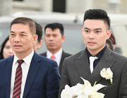 Chồng doanh nhân của Đỗ Thị Hà tới đón dâu ở Thanh Hóa