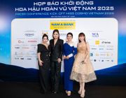 Hoa hậu Hoàng Thanh Nga lộng lẫy trên thảm đỏ Miss Cosmo Vietnam 2025