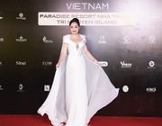 Phong cách thời trang dạ hội quyến rũ của Hoa hậu Hoàng Thanh Nga