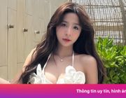 Bạn gái cũ B Ray theo mốt khoe chân ngực