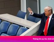 Rolex toan tính gì khi gặp ông Trump ở khán đài US Open