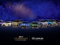 BST xe Lexus dựa theo ý tưởng “Eternals” của Marvel