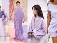 "Tím lilac" lên ngôi cho mùa mốt Thu Đông 2021/22