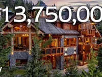 Bên trong nhà gỗ trượt tuyết Whistler Luxury 13,750,000  đô la.