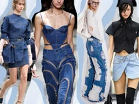 Thời trang denim đang làm mưa làm gió tại Tuần lễ thời trang Paris