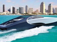 Siêu phẩm Bugatti Niniette 66 – Bugatti Chiron trên mặt nước