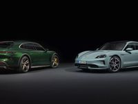 Porsche Taycan Turbo S 2025 ra mắt với công suất tiệm cận siêu xe